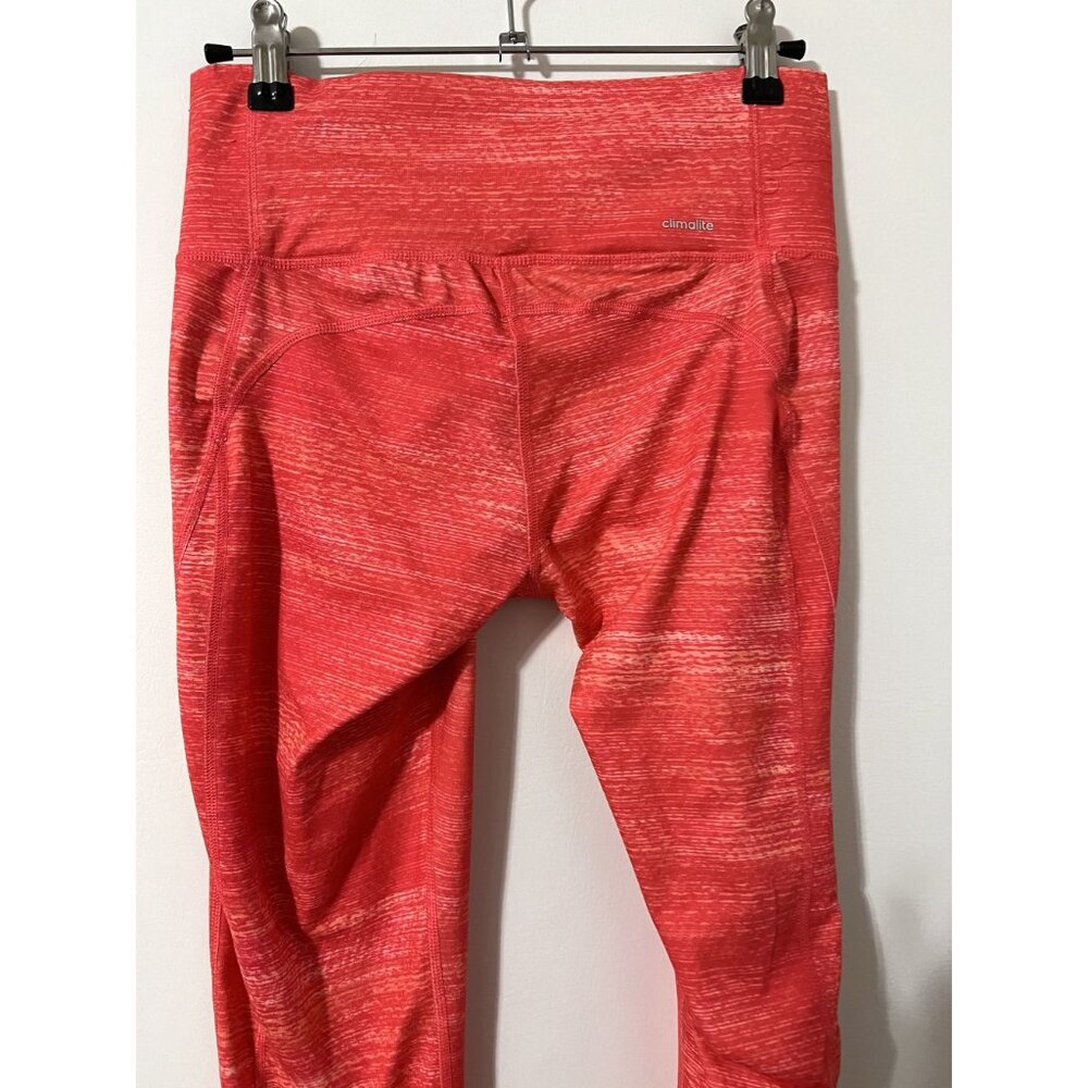 Adidas Performer Mid-Rise Capri Athletic Pink Climalite Tights Size S - Picture 5 of 7
